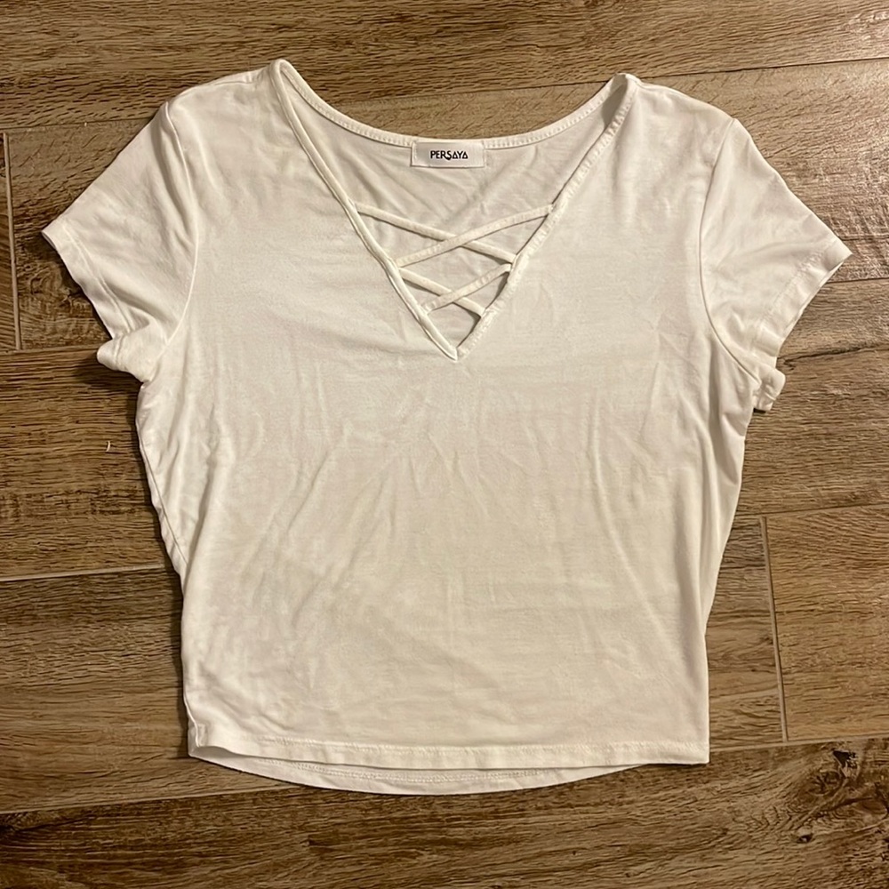 White Crop Top/T-shirt